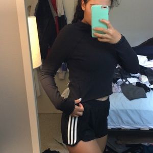 Black Lulu lemon long sleeve shirt/sweater